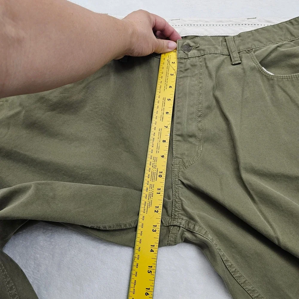 Polo Ralph Lauren Pants Mens 42x30 Olive Green Cotton Twill Straight Safari